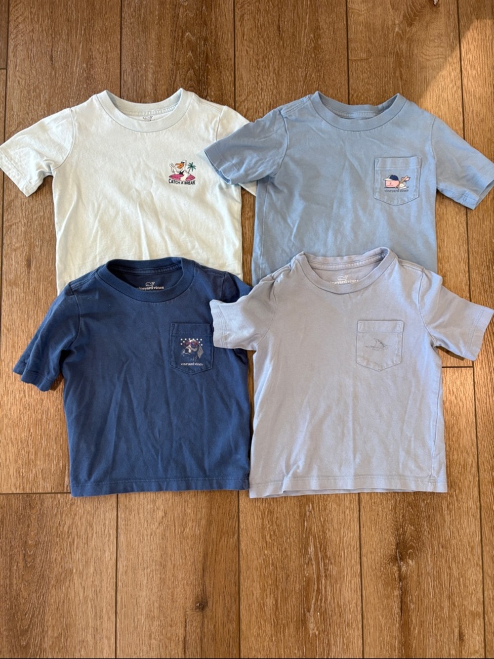 Lot of 4 Vineyard Vines 2T tees